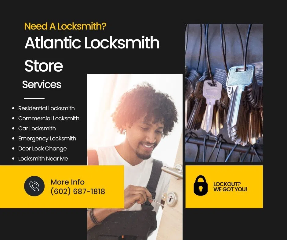 Atlantic Locksmith Store  Phoenix, AZ 602-687-1818
